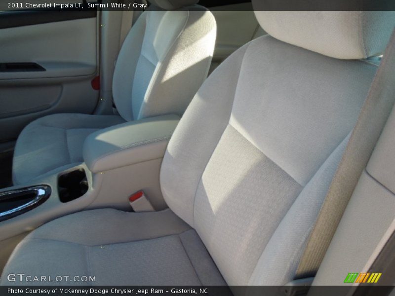 Summit White / Gray 2011 Chevrolet Impala LT