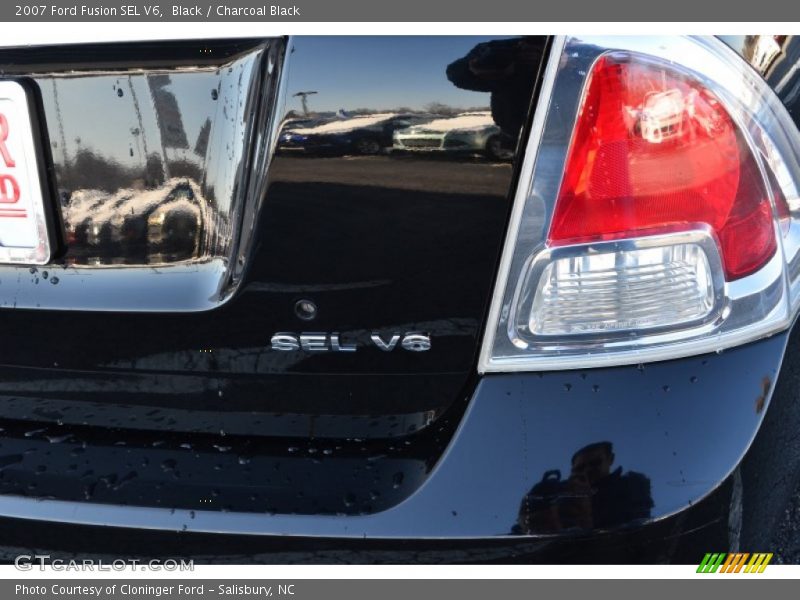 Black / Charcoal Black 2007 Ford Fusion SEL V6