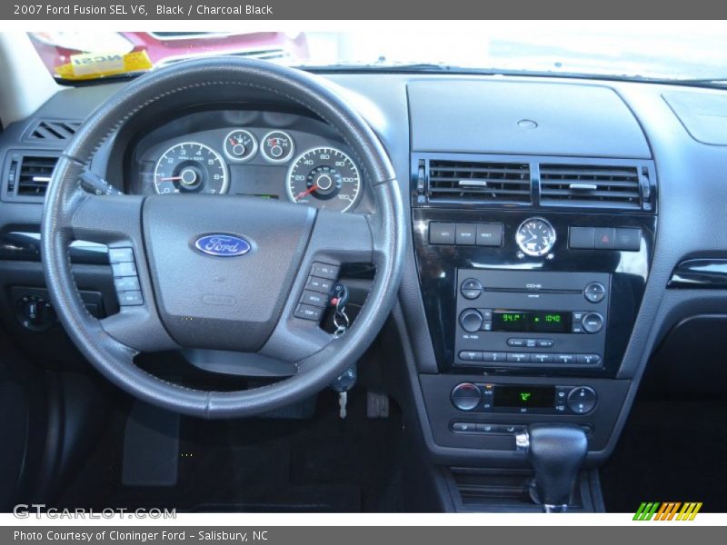 Black / Charcoal Black 2007 Ford Fusion SEL V6