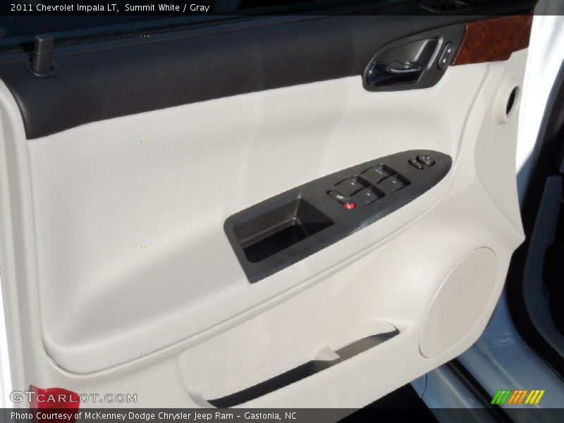 Summit White / Gray 2011 Chevrolet Impala LT