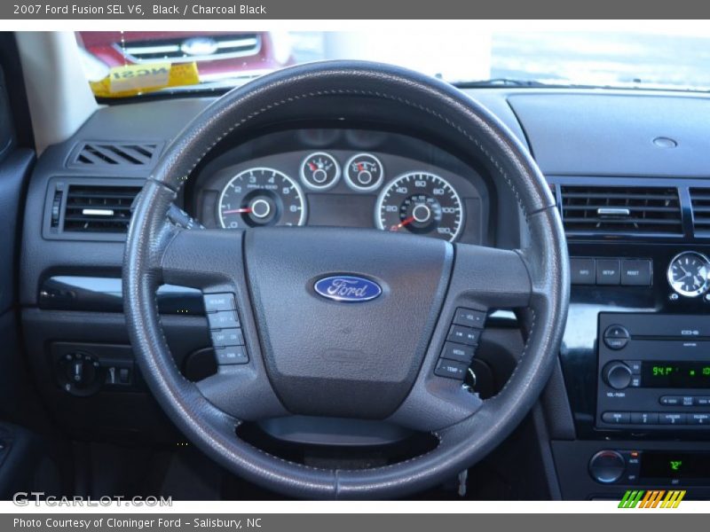 Black / Charcoal Black 2007 Ford Fusion SEL V6