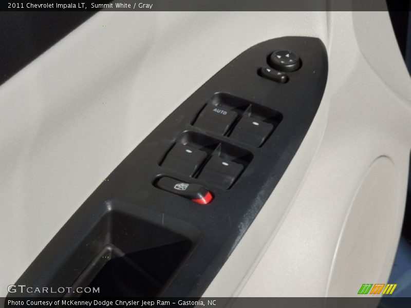 Summit White / Gray 2011 Chevrolet Impala LT