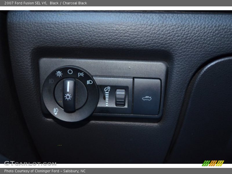 Black / Charcoal Black 2007 Ford Fusion SEL V6