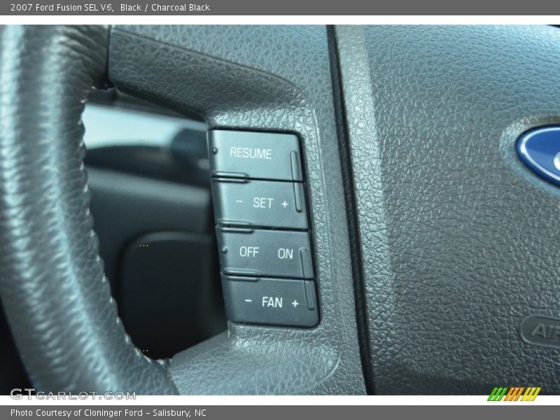 Black / Charcoal Black 2007 Ford Fusion SEL V6