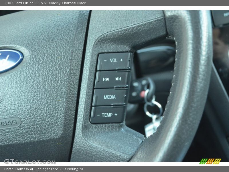 Black / Charcoal Black 2007 Ford Fusion SEL V6