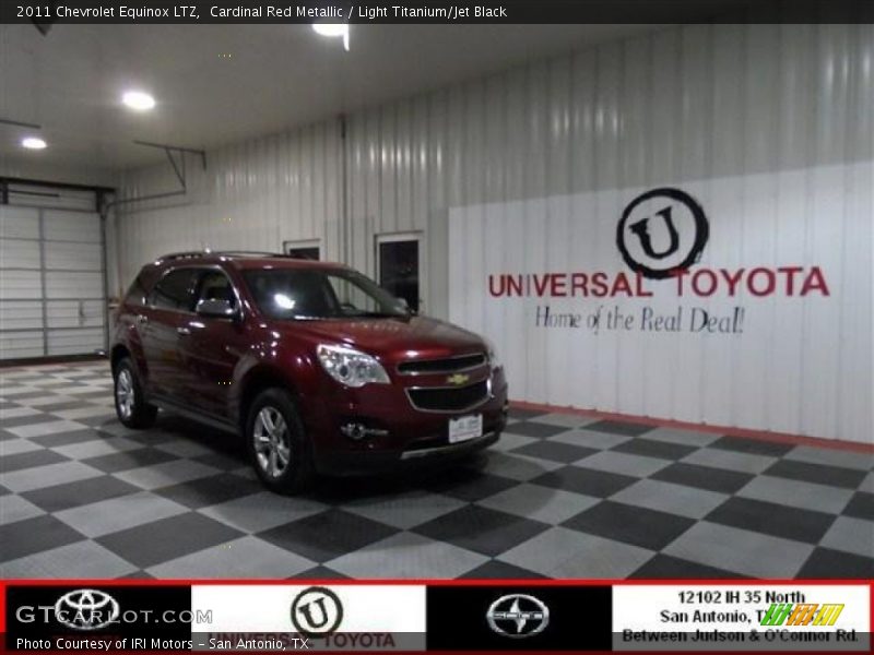 Cardinal Red Metallic / Light Titanium/Jet Black 2011 Chevrolet Equinox LTZ