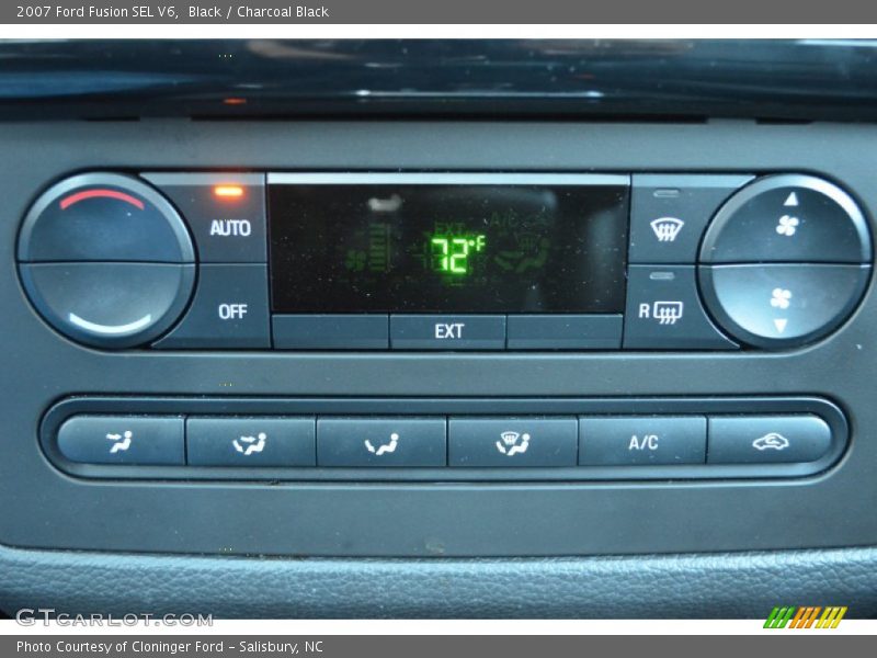 Black / Charcoal Black 2007 Ford Fusion SEL V6