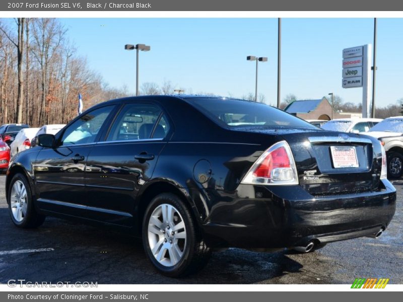 Black / Charcoal Black 2007 Ford Fusion SEL V6