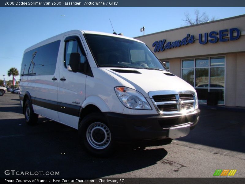 Arctic White / Gray 2008 Dodge Sprinter Van 2500 Passenger