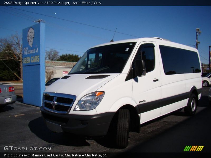 Arctic White / Gray 2008 Dodge Sprinter Van 2500 Passenger