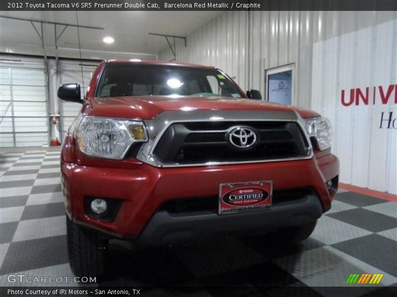 Barcelona Red Metallic / Graphite 2012 Toyota Tacoma V6 SR5 Prerunner Double Cab