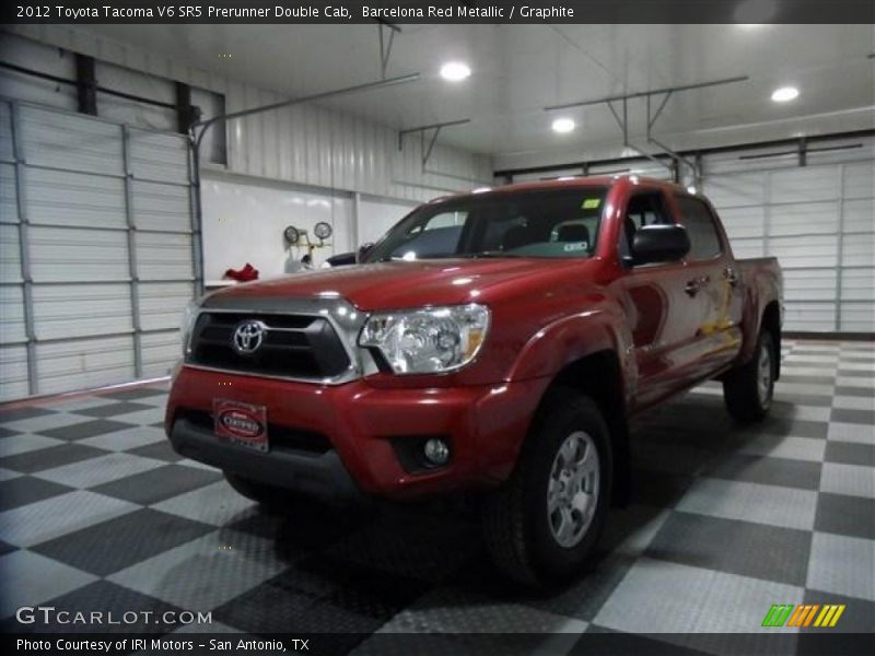 Barcelona Red Metallic / Graphite 2012 Toyota Tacoma V6 SR5 Prerunner Double Cab