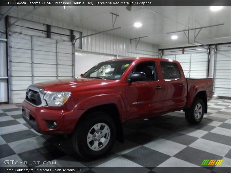 Barcelona Red Metallic / Graphite 2012 Toyota Tacoma V6 SR5 Prerunner Double Cab