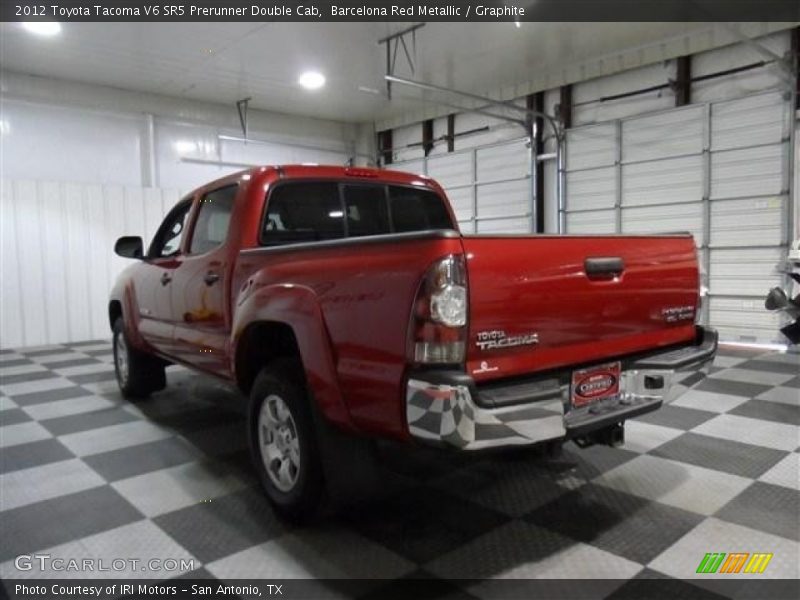 Barcelona Red Metallic / Graphite 2012 Toyota Tacoma V6 SR5 Prerunner Double Cab