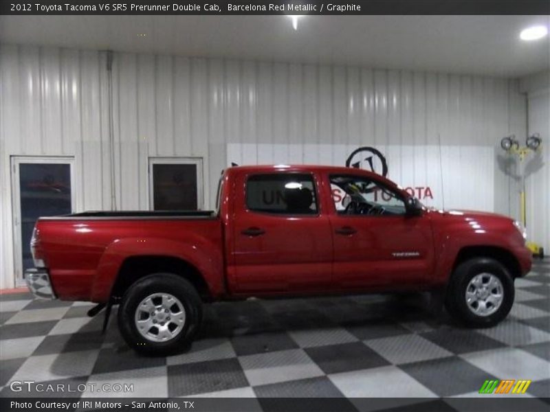 Barcelona Red Metallic / Graphite 2012 Toyota Tacoma V6 SR5 Prerunner Double Cab