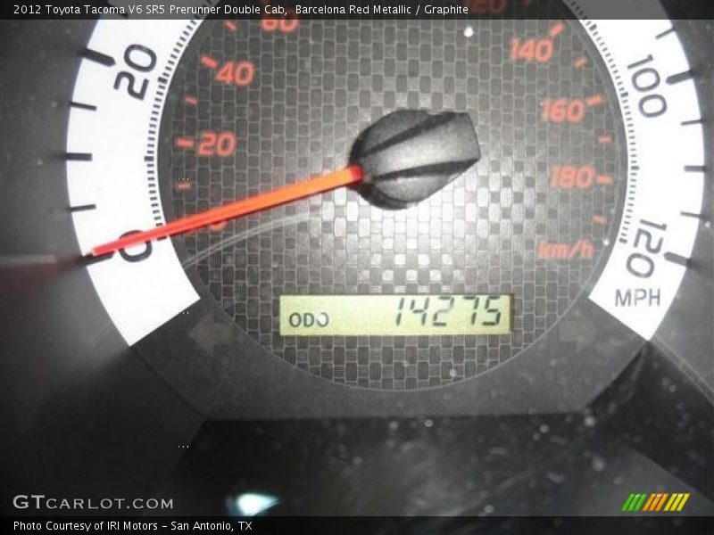 Barcelona Red Metallic / Graphite 2012 Toyota Tacoma V6 SR5 Prerunner Double Cab