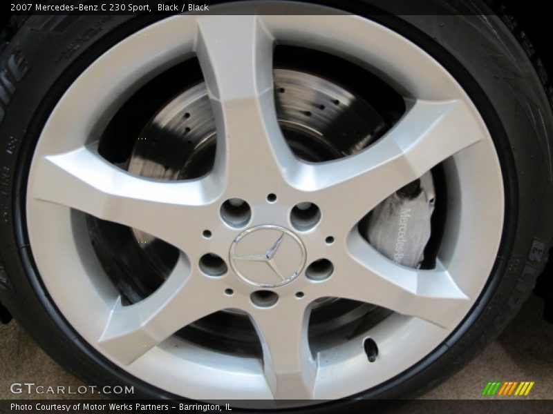 Black / Black 2007 Mercedes-Benz C 230 Sport