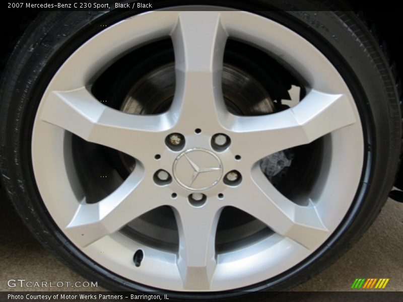 Black / Black 2007 Mercedes-Benz C 230 Sport