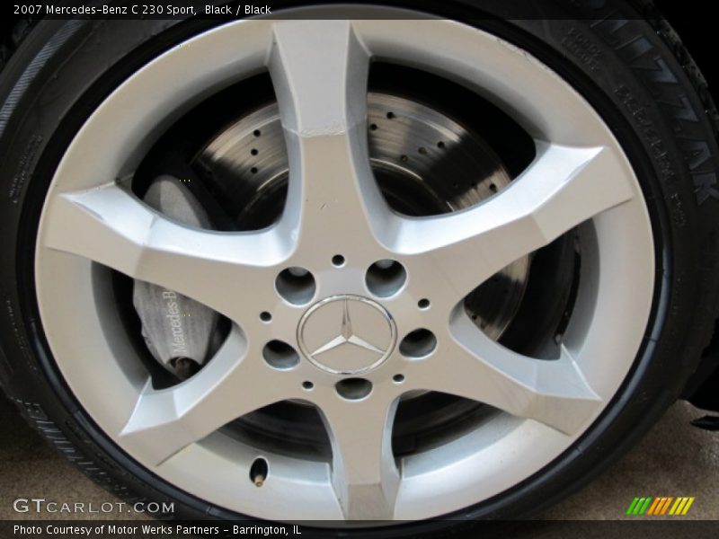 Black / Black 2007 Mercedes-Benz C 230 Sport