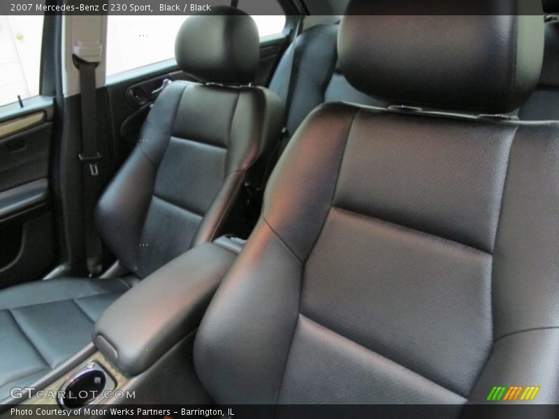 Black / Black 2007 Mercedes-Benz C 230 Sport