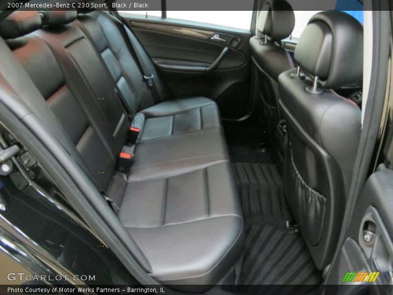 Black / Black 2007 Mercedes-Benz C 230 Sport