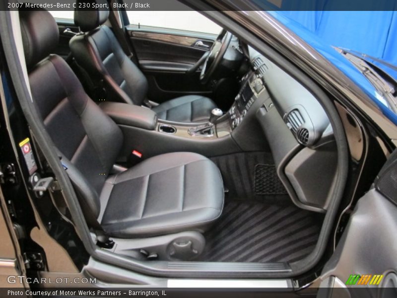Black / Black 2007 Mercedes-Benz C 230 Sport