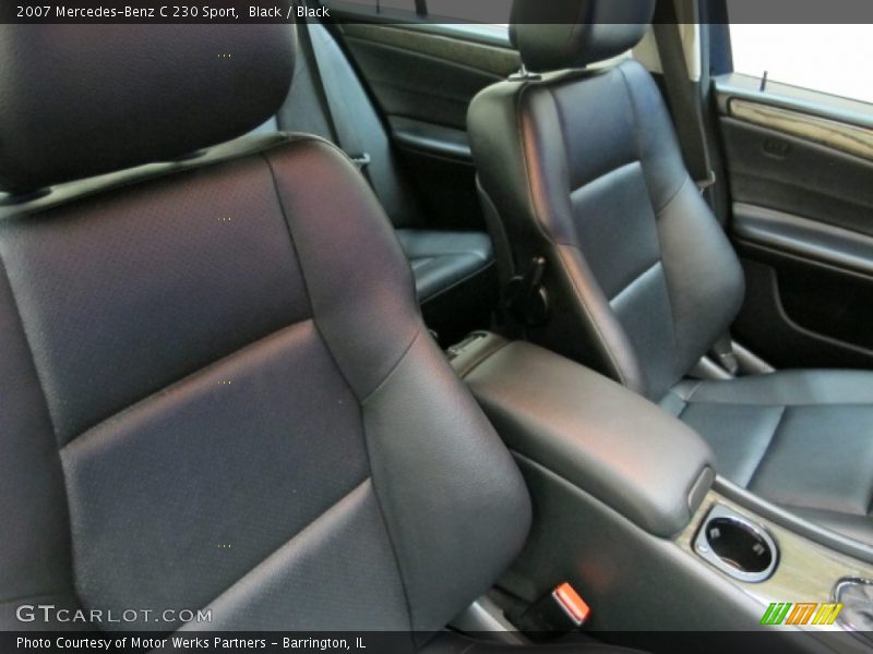 Black / Black 2007 Mercedes-Benz C 230 Sport