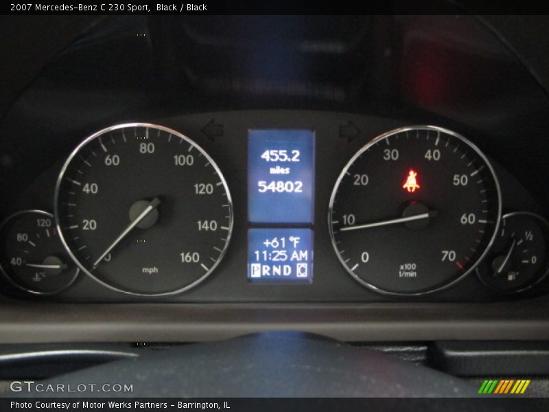 Black / Black 2007 Mercedes-Benz C 230 Sport