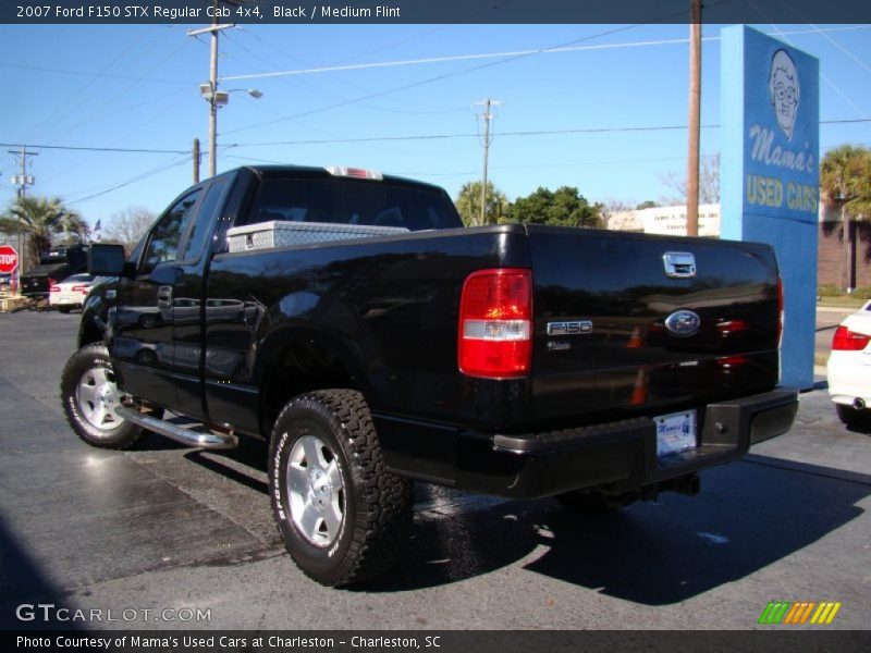 Black / Medium Flint 2007 Ford F150 STX Regular Cab 4x4