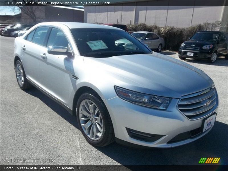 Ingot Silver Metallic / Charcoal Black 2013 Ford Taurus Limited