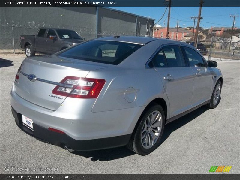 Ingot Silver Metallic / Charcoal Black 2013 Ford Taurus Limited