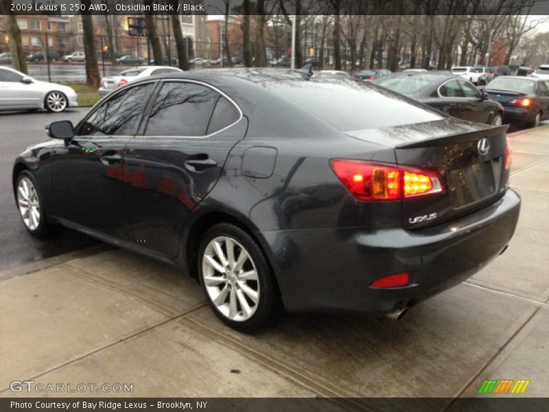 Obsidian Black / Black 2009 Lexus IS 250 AWD