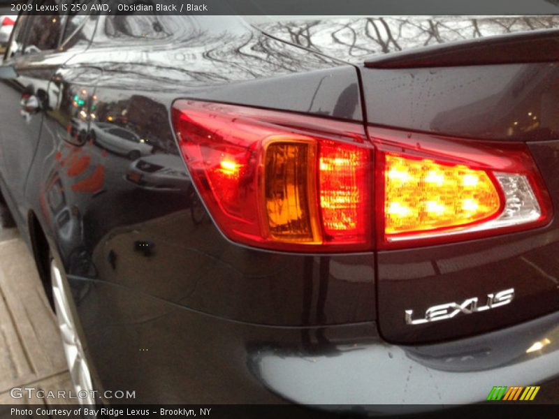 Obsidian Black / Black 2009 Lexus IS 250 AWD