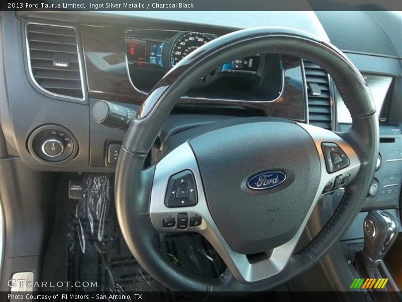 Ingot Silver Metallic / Charcoal Black 2013 Ford Taurus Limited