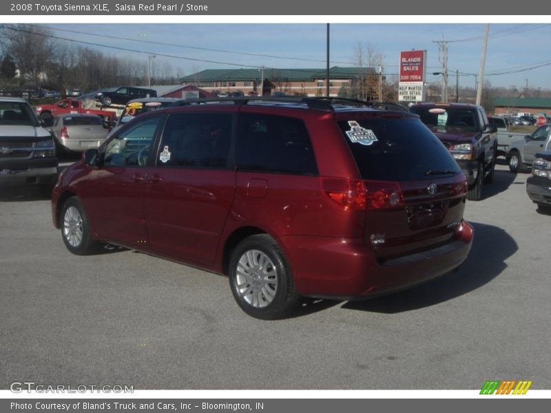 Salsa Red Pearl / Stone 2008 Toyota Sienna XLE