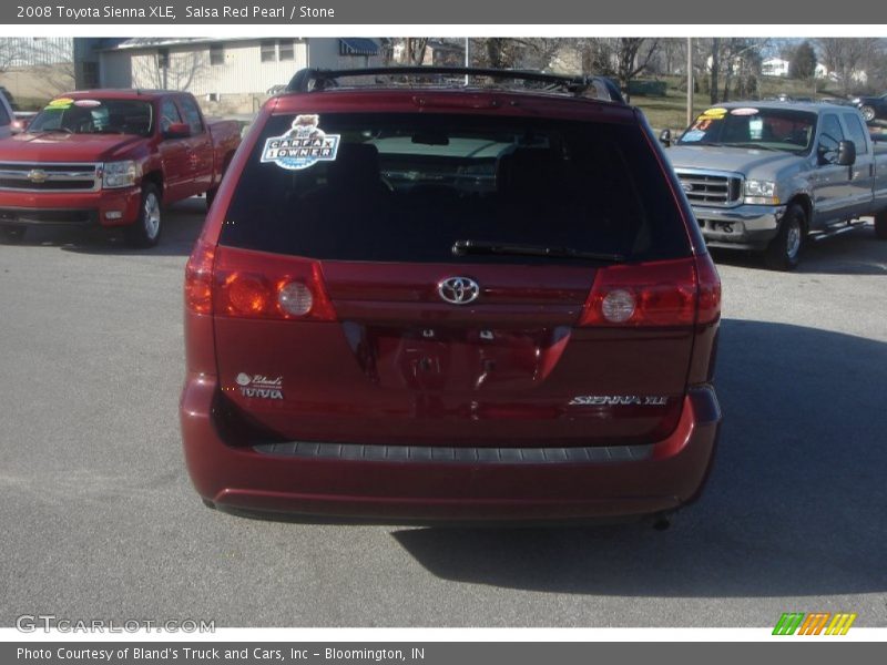 Salsa Red Pearl / Stone 2008 Toyota Sienna XLE