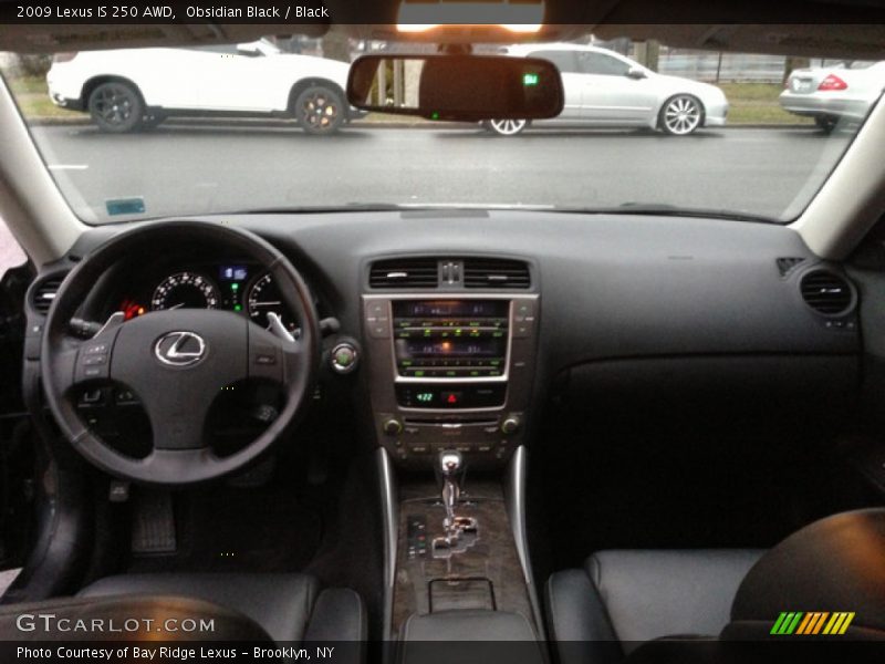 Obsidian Black / Black 2009 Lexus IS 250 AWD