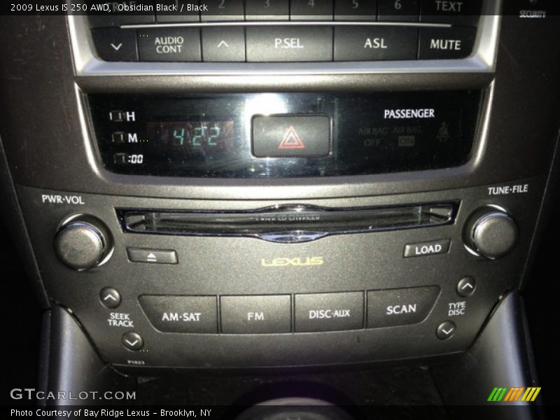 Obsidian Black / Black 2009 Lexus IS 250 AWD