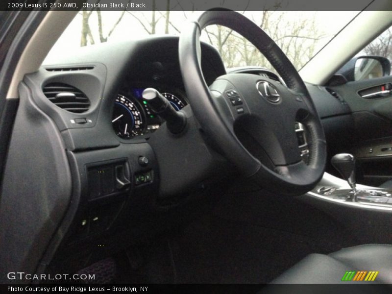 Obsidian Black / Black 2009 Lexus IS 250 AWD