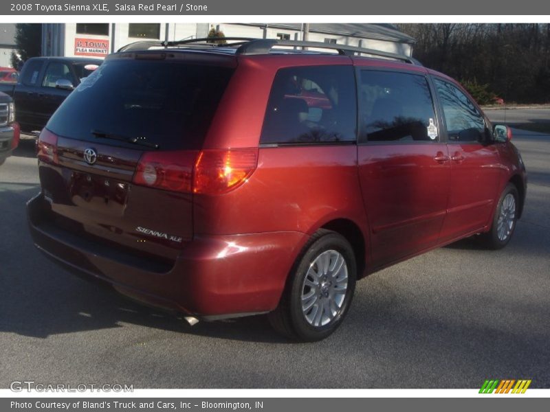 Salsa Red Pearl / Stone 2008 Toyota Sienna XLE