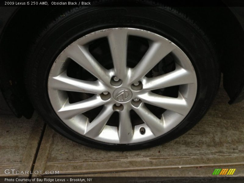 Obsidian Black / Black 2009 Lexus IS 250 AWD
