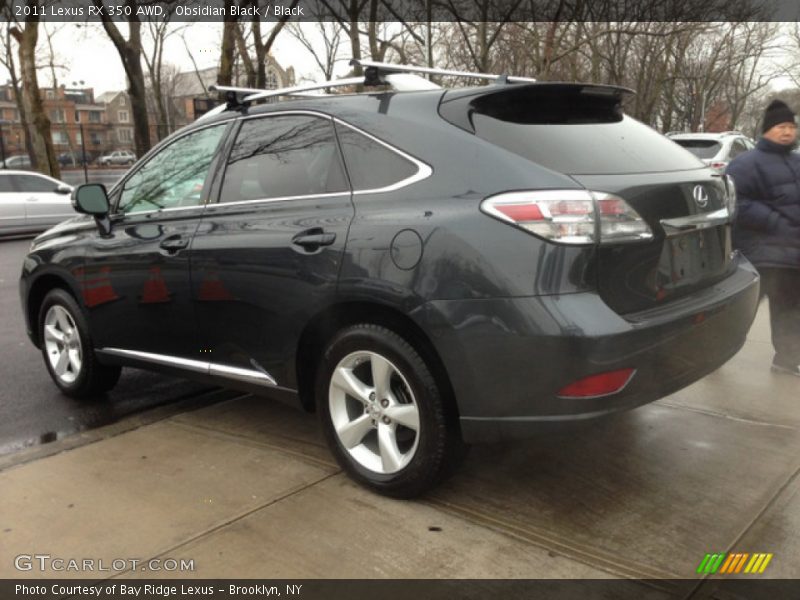 Obsidian Black / Black 2011 Lexus RX 350 AWD