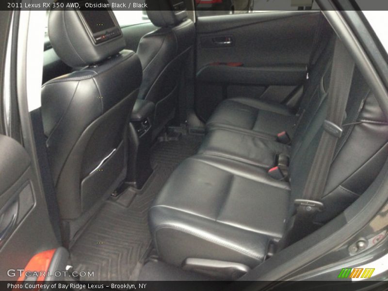 Obsidian Black / Black 2011 Lexus RX 350 AWD