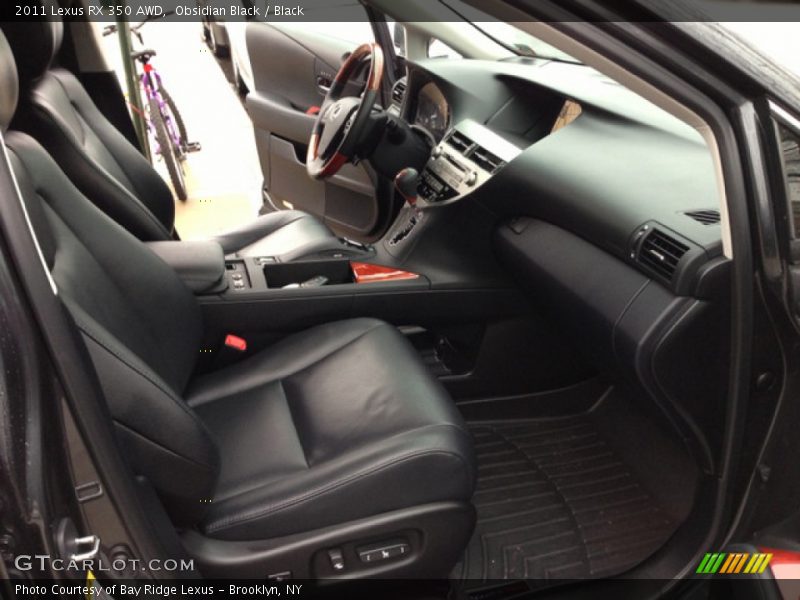 Obsidian Black / Black 2011 Lexus RX 350 AWD