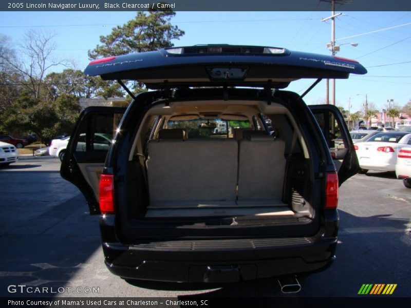 Black Clearcoat / Camel 2005 Lincoln Navigator Luxury