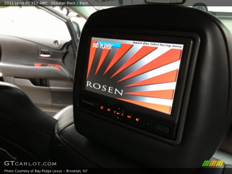 Obsidian Black / Black 2011 Lexus RX 350 AWD