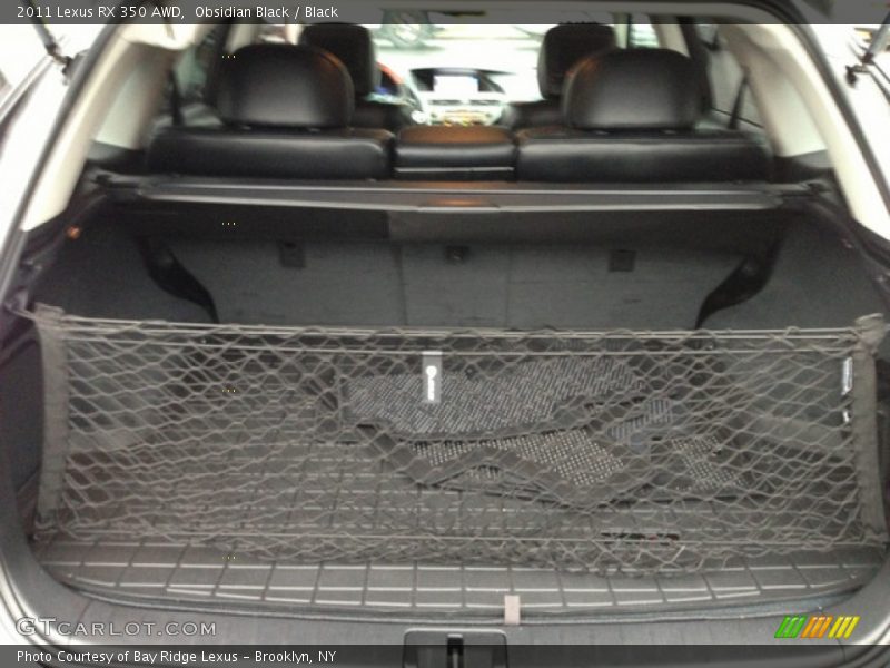 Obsidian Black / Black 2011 Lexus RX 350 AWD