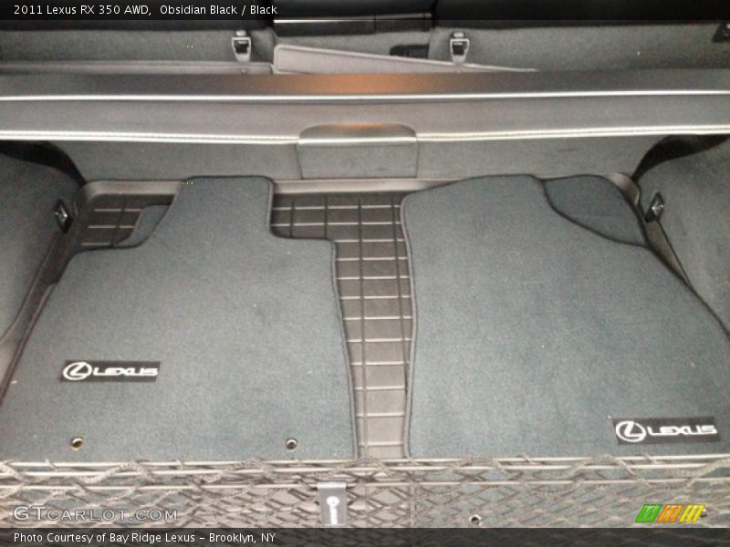 Obsidian Black / Black 2011 Lexus RX 350 AWD