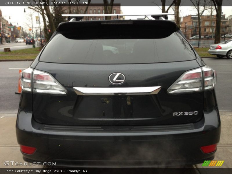 Obsidian Black / Black 2011 Lexus RX 350 AWD