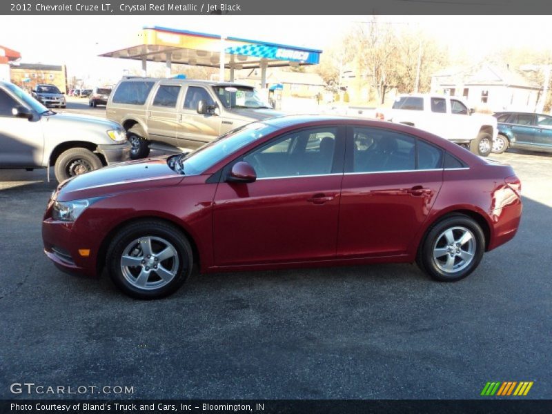 Crystal Red Metallic / Jet Black 2012 Chevrolet Cruze LT